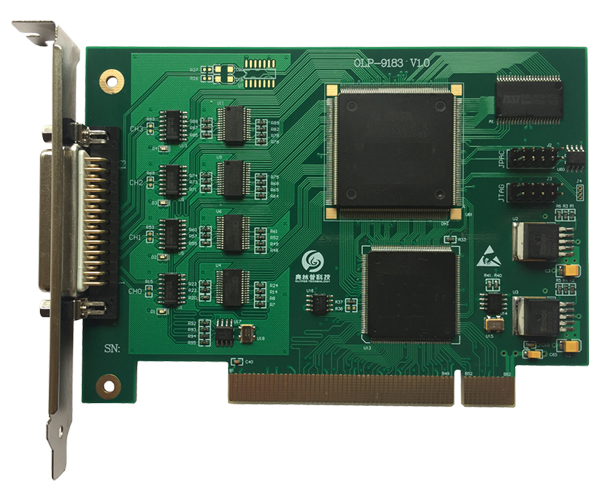 OLP-9183，PCI接口，4通道，任意波特率，异步串口通信模块